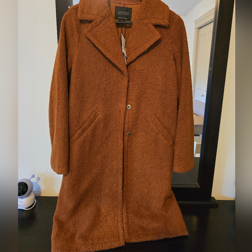 SANCTUARY - NWT Boucle sweater coat. XXS (fits oversized, closer to a small).